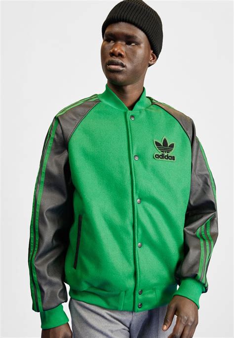 adidas sst jacke herren grün|Green adidas Originals SST Träningsjacka Herr .